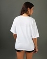 Shop Women's White Garfield Graphic Printed Oversized T-shirt-Design