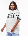 Shop Women's White Minnie Graphic Printed Oversized Plus Size T-shirt-Design