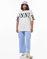 Shop Women's White Minnie Graphic Printed Oversized Plus Size T-shirt