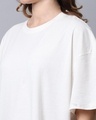 Shop Women's White Graphic Printed Oversized T-shirt