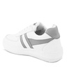 Shop Women's White & Grey Color Block Sneakers-Full
