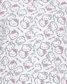 Shop Women's White Hello Kitty Print Top & Pyjama Set-Full