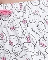 Shop Women's White Hello Kitty Print Top & Pyjama Set
