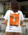 Shop Women's White Hooray Graphic Printed Plus Size T-shirt-Front