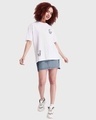 Shop Women's White Killer Mode Graphic Printed Oversized T-shirt