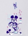 Shop Women's White Level Up Mickey Graphic Printed Oversized T-shirt