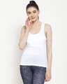 Shop Pack of 2 Women's White & Pink Tank Tops-Design