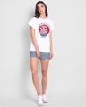 Shop Women's White Love Ramen Boyfriend T-shirt-Design