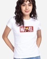 Shop Women's White Marvelous Ironman Graphic Printed T-shirt-Front