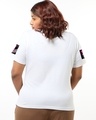 Shop Women's White Must Play Graphic Printed Plus Size T-shirt-Design