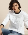 Shop Women's White New York Typography Oversized T-shirt-Design