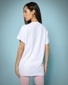 Shop Women's White One Of A Kind Graphic Printed Boyfriend T-shirt-Full