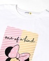 Shop Women's White One Of A Kind Graphic Printed Boyfriend T-shirt