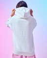 Shop Women's White Oversized Hoodies-Full