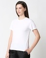 Shop Women's White Oversized T-shirt-Design