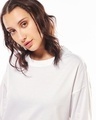 Shop Women's White Oversized T-shirt