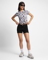 Shop Women's White All Over Printed Slim Fit Top