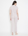 Shop Women's White Paw-Fect AOP Shirt & Pyjamas Set-Design