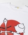 Shop Women's White Peanuts Friends Graphic Printed Oversized T-shirt