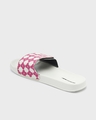 Shop Women's White Petals Printed Velcro Sliders-Design