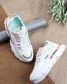 Shop Women's White & Pink Lace-Ups Casual Shoes-Front