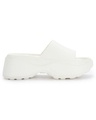 Shop Women's White Platform Sliders-Design