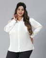 Shop Women's White Plus Size Shirt-Front