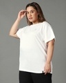 Shop Women's White Promo Graphic Printed Plus Size Boyfriend T-shirt-Design