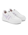 Shop Women's White & Purple Color Block Sneakers-Design