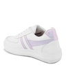Shop Women's White & Purple Color Block Sneakers-Full