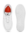 Shop Women's White & Purple Color Block Sneakers