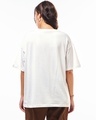 Shop Women's White Queen Card Graphic Printed Oversized T-shirt-Full