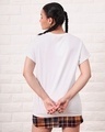 Shop Women's White Real Thing Coke Graphic Printed Boyfriend T-shirt-Design