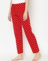 Shop Pack of 2 Women's White & Red All Over Printed Pyjamas-Design