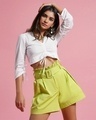 Shop Women's White Relaxed Fit Crop Top