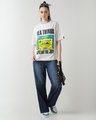 Shop Women's White Sea things Graphic Printed Oversized T-shirt