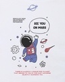 Shop Women's White See You on Mars Graphic Printed Boyfriend T-shirt