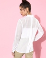 Shop Women's White Self Design Shirt-Design