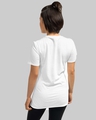 Shop Women's White Sheldon Cooper Typography Loose Fit T-shirt-Design