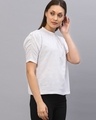 Shop Women's White Slim Fit Top-Design