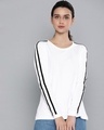 Shop Women's White Solid T-Shirt-Front