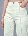 Shop Women's White Straight Fit Jeans