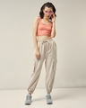 Shop Women's White Swan Oversized Cargo Joggers