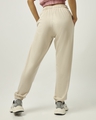 Shop Women's White Swan Oversized Joggers-Full