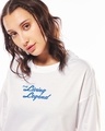 Shop Women's White The Living Legend Graphic Printed Oversized T-shirt