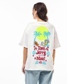 Shop Women's White Tom & Jerry Graphic Printed Oversized T-shirt-Full
