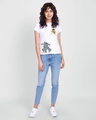 Shop Women's White Tom N Jerry Pocket Graphic Printed Slim Fit T-shirt-Design