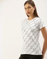 Shop Women's White Typography T-shirt-Design