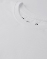 Shop Women's White Typography T-shirt-Full
