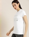 Shop Women's White Typography T-shirt-Design